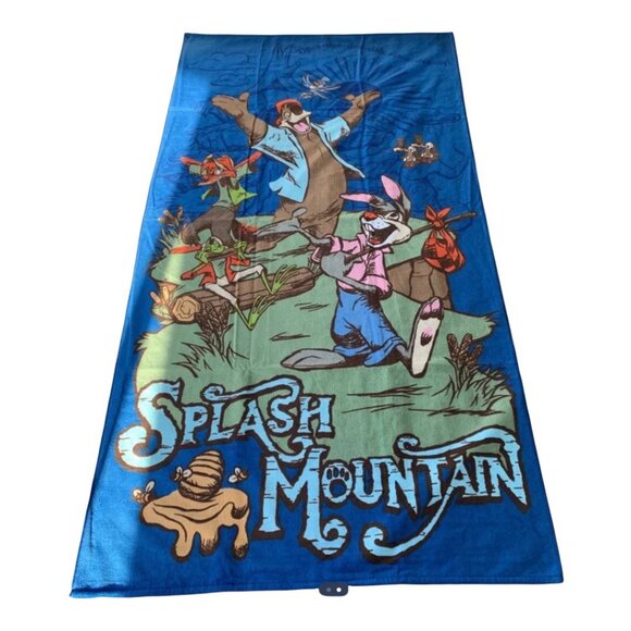 Disney Parks Splash Mountain Brer Bear Brer Fox Br’er Rabbit Beach Towel - Picture 3 of 8
